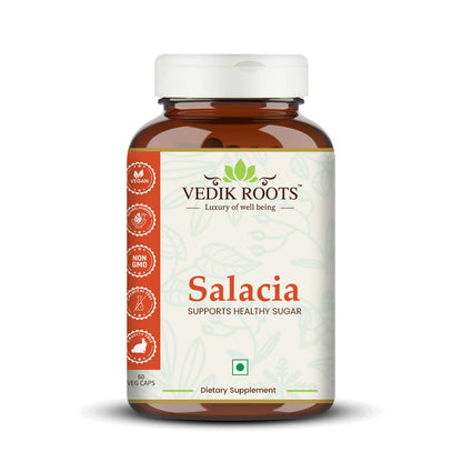 Salacia Oblonga Capsules – 60 Capsules | Supports Healthy Blood Pressure & Cholesterol Levels | 100% Natural Salacia Extracts | Plant-Based Ingredients