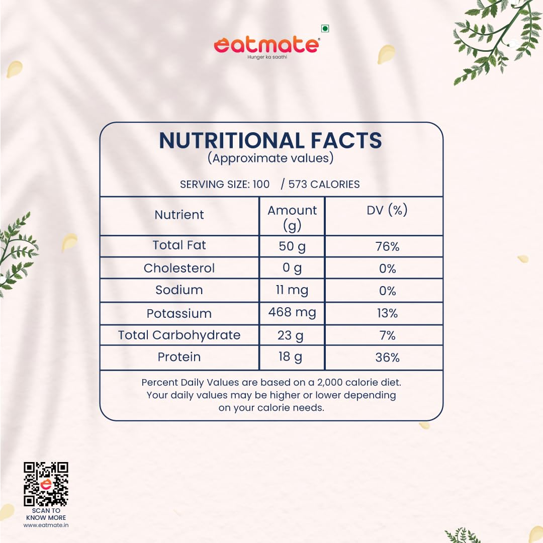 Eatmate Premium White Sesame Seeds 250 g | Natural White Til Seeds | Rich in Nutrients & Protein | Fresh Indian Till for Cooking, Baking, Roasting & Healthy Snacking
