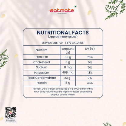 Eatmate Premium White Sesame Seeds 250 g | Natural White Til Seeds | Rich in Nutrients & Protein | Fresh Indian Till for Cooking, Baking, Roasting & Healthy Snacking