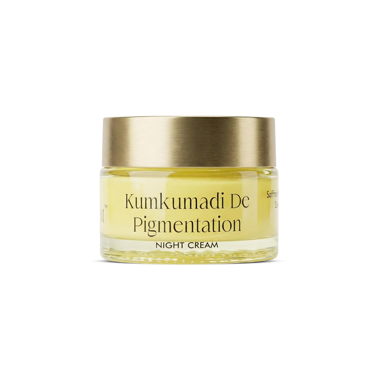 Vedicderm Kumkumadi De-Pigmentation Night Cream 50g | Goodness of Saffron & Ceramides | Reduces Dark Spots & Melasma | Enhances Brightening & Radiance | Sulfate & Paraben Free (Pack of 1)