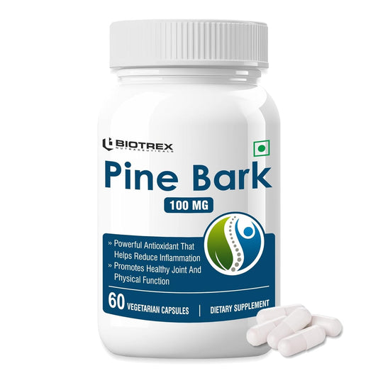 Biotrex Pine Bark 100mg A Powerfull Antioxidant Supplement - 60 Capsules