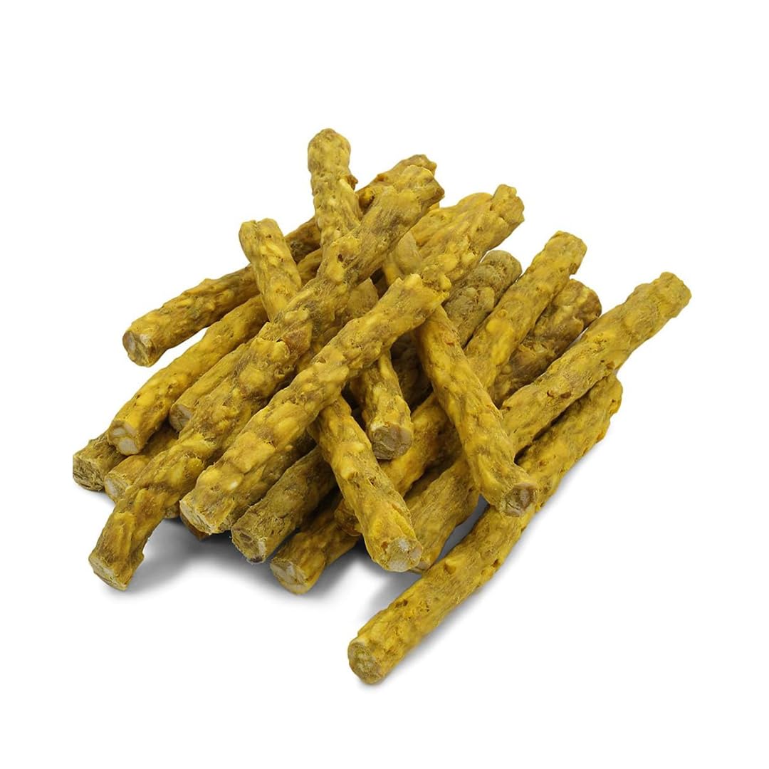 PETS EMPIRE Munchy Stix Dog Treats, Chicken | Mutton Flavour Chew Sticks | Healthy Reward Treats for Dogs | High Protein Daily Chews (1Kg, Chicken, Pack of 1)