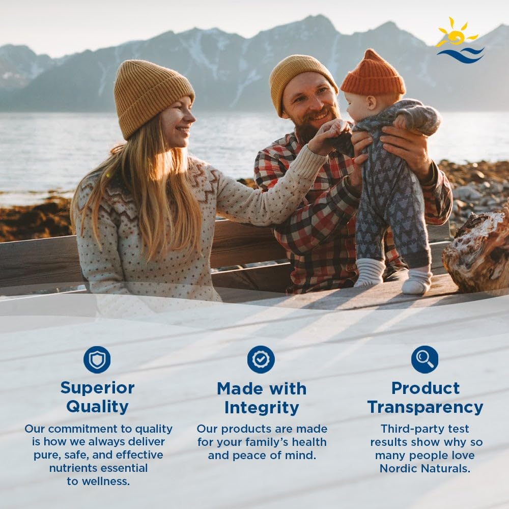 Nordic Naturals Ultimate Omega Junior Fish Oil | 680 Total Omega-3S With EPA & DHA Supplement Fish Oil For Kids | Dietary Supplement For Kids | Strawberry Flavour 90 Mini Chewable Softgels