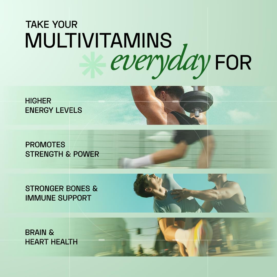 Ace Blend Omega 3 Fish Oil + Multivitamin for Men Combo | 60 Softgels + 60 Capsule | EPA DHA Fish Oil & Daily Multivitamin with 19 Nutrients