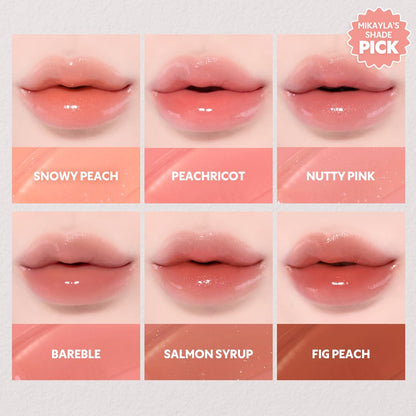 TIRTIR Waterism Tinted Lip Gloss, Kiss Ready Lipgloss, 12H Long Lasting Non Sticky Natural Tinted Glow Korean Multiuse Cheek and Lip Tint for Women gift, #18 CHERRID, 1.8g
