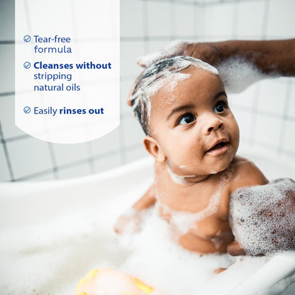 Mustela Gentle Baby Shampoo – Tear-Free Daily Shampoo with 93% Plant-Based Ingredients – Hypoallergenic & Biodegradable – 6.76 fl oz (200 ml)