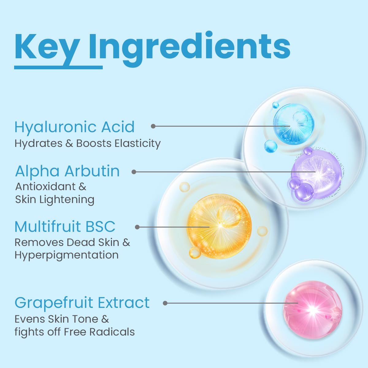 FCL Skin Brightening Complex Cream, Improves Skin Texture, Hyaluronic Acid, Alpha Arbutin, Deeply Hydrates & Moisturizes For All Skin Types - 30ml
