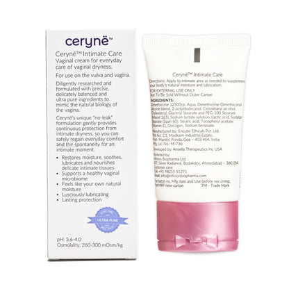 Intimate Care Ultra Pure Lipocream | World’s First Patented Biomimetic Formulation Menopause Vaginal Moisturizer for Women | pH 3.8, Microbiome Friendly | Soothes Itching & Irritation caused due to Vaginal Dryness | Non-Hormonal Dryness Relief Cream
