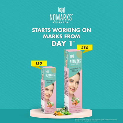 Bajaj Nomarks Ayurveda Cream for Normal Skin,25gm