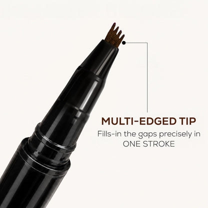 RENEE Browfill Eyebrow Pen - Brown | Waterproof & Smudge-Proof | One Swipe Application | Micro Precision | Natural & Long-Lasting Finish | For Denser & Fuller Eyebrows | Easy to Use | Cruelty-Free