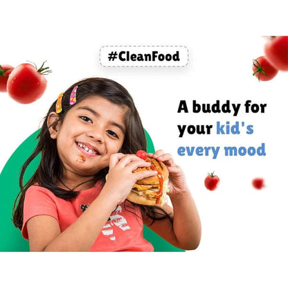 Little Joys Tomato Sauce Squeeze for Kids | No Refined Sugar, No Added Preservatives or Chemicals | Made with Jaggery | 100% Vegetarian Tomato Ketchup | 320g