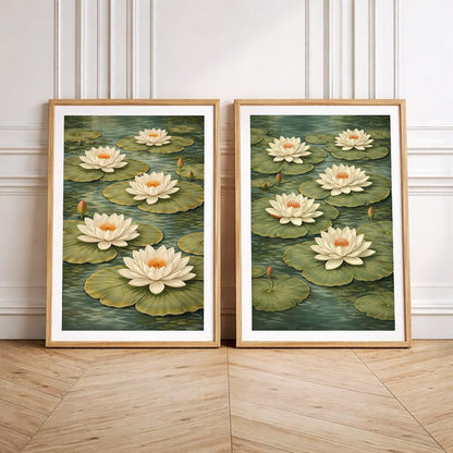 Set of 2 wall art paintings for living room & wall painting for bedroom wall decor - (10x13 Inch framed poster, Paintings for home decor)