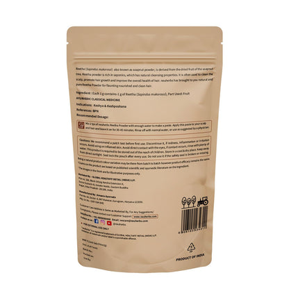 Neuherbs Reetha Powder For Hair - 100g | Hair Pack For Hair Growth, Cleansing & Nourishment | 100% Pure & Natural With No Added Preservatives