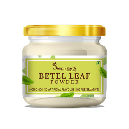 Simply Earth Organic Betel Leaf Powder | Paan Leaf Powder | Vetrilai | Banarasi Paan Powder - 100 GM