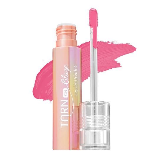 Swiss Beauty Select Turn on Glaze Liquid Lipstick| Vinyl- Like-Shine | Infused with Vitamin E and Argon Oil | Shade- Turn on Pink, 3ml |