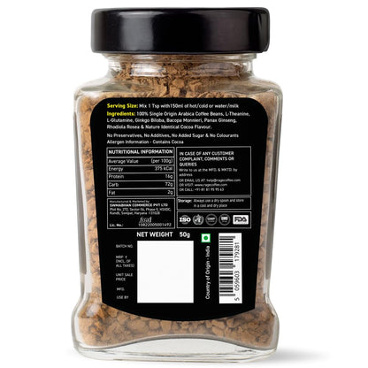 Rage Coffee Dark Chocolate Instant coffee - Premium Arabica Instant Coffee (Make Delicious Hot/Cold Coffee) - (DARK CHOCOLATE)