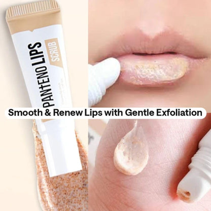 MEDIHEAL Pantenolips Lip Scrub (10ml) Gentle Exfoliating Korean Lip Scrub with Panthenol & Walnut Shell Powder for Dry Flaky Chapped Lips, Smooth Hydrated Lip Care