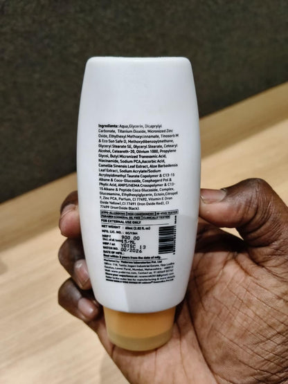 Eclipse Solaire Aqua Fusion Sunscreen SPF50 | 5X Protection with SPF 50 PA+++ | Infused with Himalayan Spring Water | Non-Greasy, For All Skin Types – 60ml