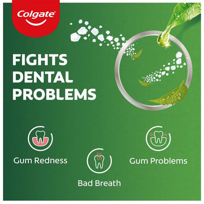 Colgate Gentle Ultrafoam Ultra Soft Bristles Manual Toothbrush For Adults, 2 Pcs, Multicolor & Active Salt Neem Toothpaste, Germ Fighting Toothpaste For Healthy, Tight Gums, Oral Care 200G