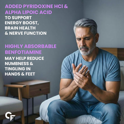 Carbamide Forte Vitamin B12 Supplement with added Biotin | B12 Supplement for Men&Women | Methylcobalamin 1500mcg with Biotin 5000mcg - 60 Capsules