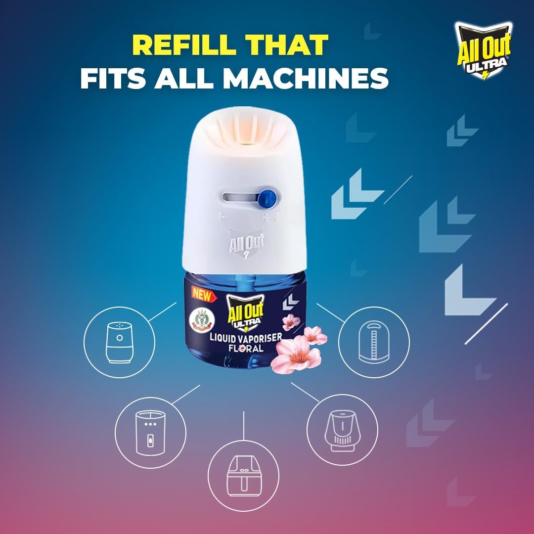 All Out Ultra Power+ Floral Fragrance (Single Refill) 45ML