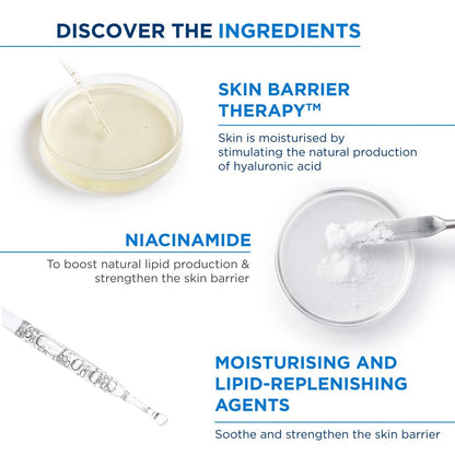 Product ingredients with text on a white background
