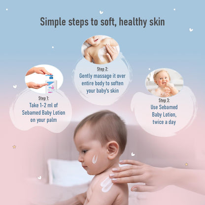 Sebamed Baby Body Lotion|pH 5.5|Vegan|750 ml