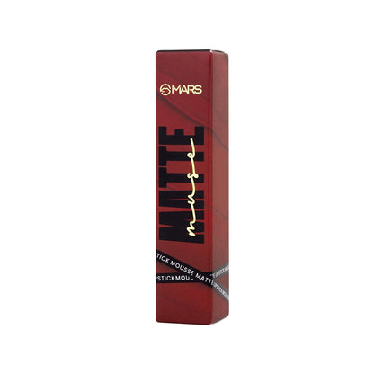 MARS Matte Muse Mousse Lipstick (3ml) (07-CELEBRITY) with Doe-Foot Applicator | Highly Pigmented | Smooth Texture | Hydrating Formula | Blurry Lips Effect