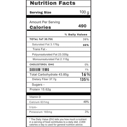 Fruitri Premium Chia Seeds for Eating, fiber rich, Raw chia seeds, Healthy Snacks