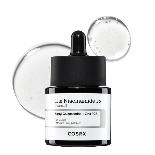 COSRX Niacinamide 15% Face Serum 20Ml, Minimizing Pores & Sebums, Blemish Treatments For Discoloration, Dark Spots, Enlarged Pores, Artificial Fragrance & Parabens-Free