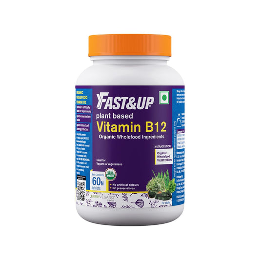 Fast&Up Vitamin B12 supplement bottle on a white background