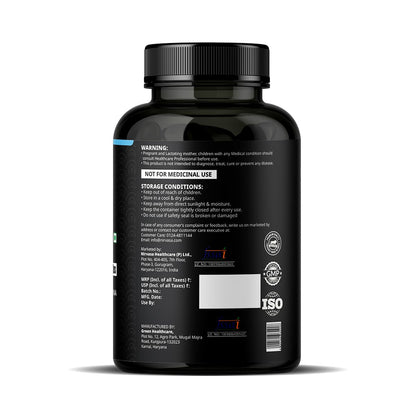 Nirvasa Alphaman Tablet, 100% Pure Chinese Origin Herbs for Improved Strength and Stamina, enriched with Horny Goat Weed, Tribulus Terrestris, Maca Root, Piperine Vegeterian 30 Tablet
