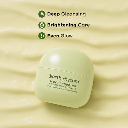 Earth Rhythm Matcha Mochi Cleanser - Brightens with Glutathione 100g
