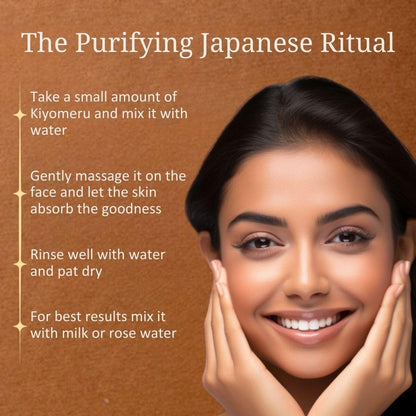 Svarasya Kiyomeru Powder Face Wash | 100 gms Ancient Natural Face Wash for Sensitive Skin | Chemical Free | Suitable for Oily and Dry Skin | For Men and Women