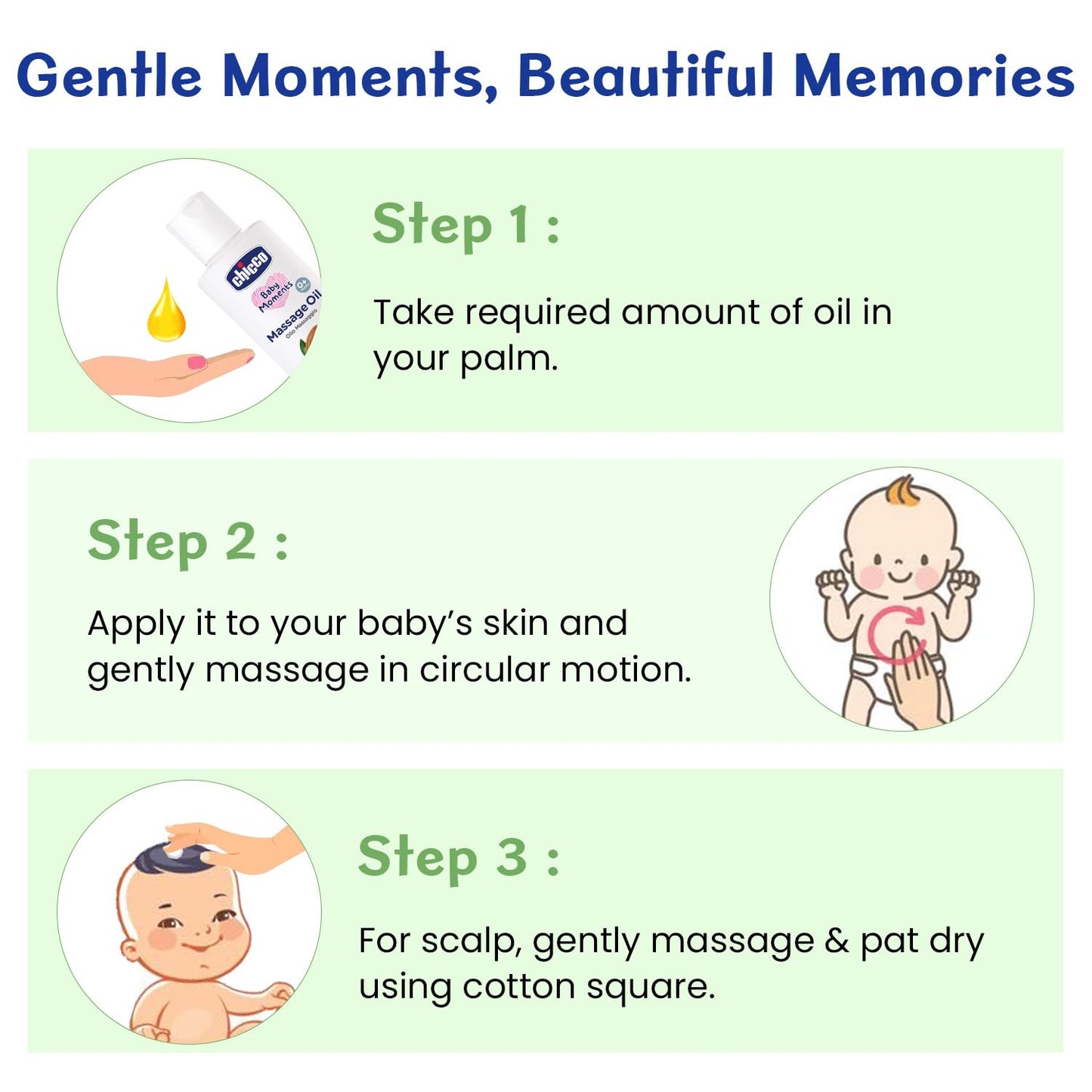 Chicco Baby Moments Massage Oil, New Advanced Non-sticky & Moisturizing Formula, Suitable for Baby’s Skin, Hair & Scalp, No Phenoxyethanol & Parabens (200ml)