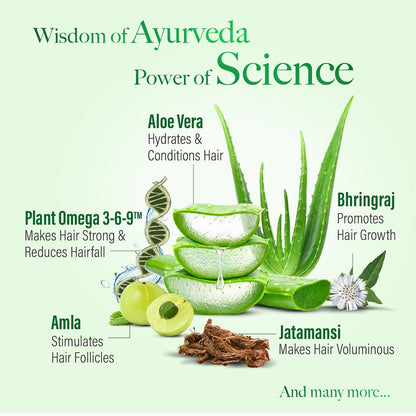 Kesh King Gold Anti Hairfall Shampoo, Reduces Hair Fall, Makes Hair Strong, Strengthens, Nourishes & Conditions, For Soft, Smooth & Voluminous Hair, For Men & Women, 600 ml