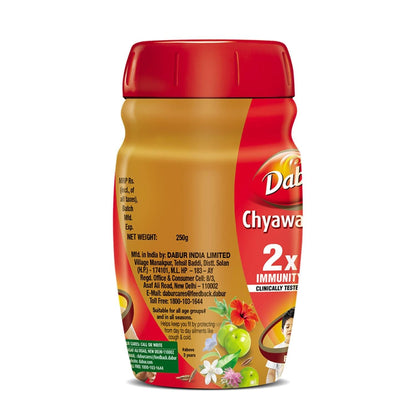 Dabur Chyawanprash - 500g | 3X Immunity Action | With 40+ Ayurvedic Herbs | Helps Build Strength & Stamina | Builds Overall Health