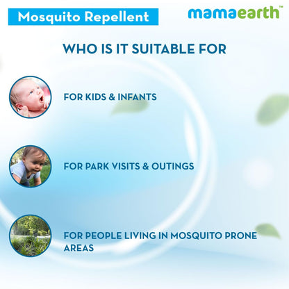 Mamaearth Anti Mosquito Fabric Roll On for Indoor & Outdoor use, Mosquito Repellent, DEET Free, Protects from Dengue, Malaria & Chikungunya,Safe for babies-8ml