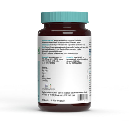 HealthKart HK Vitals Pre & Probiotics (60 Capsules) |With CFU & 100mg Prebiotics | Improves Digestion & Immunity