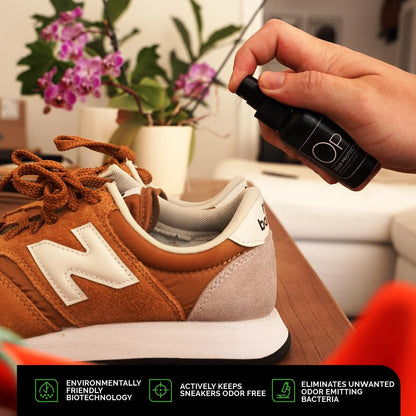 Sneaker LAB Odor Protector 50 ml Shoe Deodorizer Spray | Eliminates Odor upto 3 Days | Chemical-Free | Neutralizes Odor-Causing Bacteria | Safe for Suede, Nubuck, Leather, Mesh & Canvas | Travel-Friendly