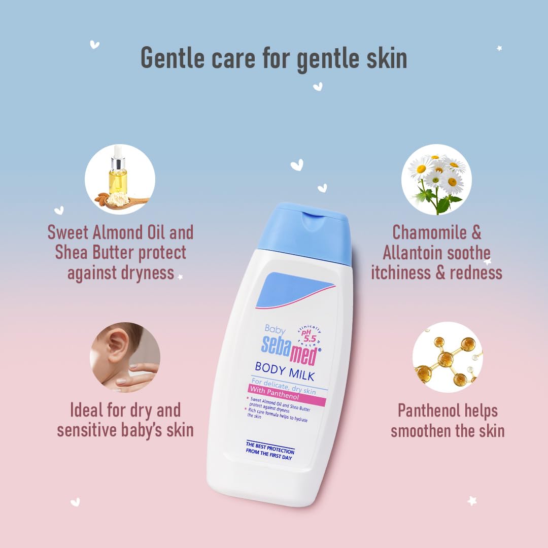 Sebamed Baby Body Milk Lotion|pH 5.5|100 ml