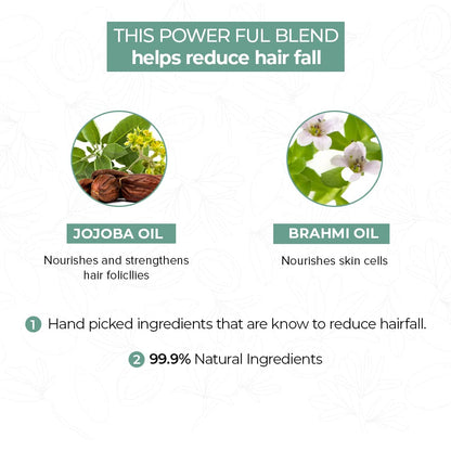 mars by GHC Jojoba Oil With Brahmi, Tea Tree, Bhringraj, Onion Seed, Fenugreek & 15 Other Natural Oils & Extracts - Thick, Shiny & Strong Hair Growth Hair Oil (200 ml)