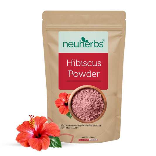 Neuherbs Organic Hibiscus Powder For Women & Men (100 gm, Pack of 1) | Ayurvedic Care To Boost Skin & Hair Health | 100% Natural & Vegan Friendly | Rich in Antioxident & Vitamin C | No Additives