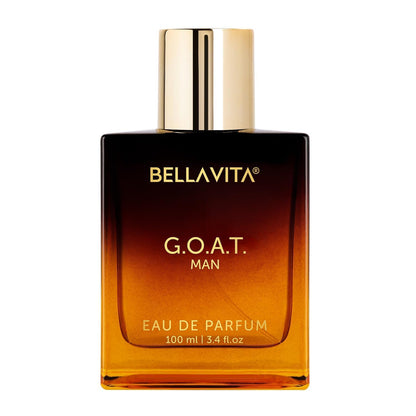 Bellavita G.O.A.T. Man Eau de Parfum bottle on a white background