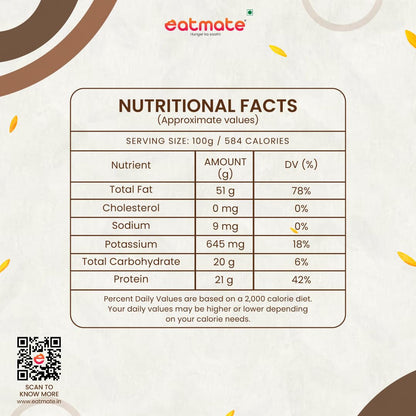 Eatmate Premium Sunflower Seeds 250g | Raw Non-GMO Edible Seeds | High Protein, Fibre & Vitamin E | Healthy Diet Food for Snacking, Salads, Baking, Breakfast & Smoothies