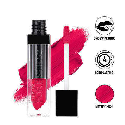 Daily Life Forever52 Smooth Longlasting Liquid Matte Lipstick (Neon Red, 5.5ml)
