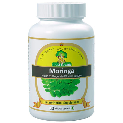 Moringa Leaves Extracts (500mg X 60 Veg Capsules) - Dietary Herbal Supplement