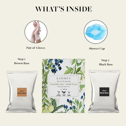 Sadhev Ayurvedic 100% Organic Plant-Based Natural Henna Powder For Hair