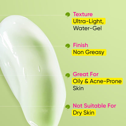 Zephivo DOT & KEY Cica + Niacinamide Oil Free Moisturizer For Acne Prone Skin Oil Free & Lightweight Fades Dark Spots & Blemishes, Soothes Redness Acne Cream For Oily Acne Prone & Sensitive Skin 50Gm
