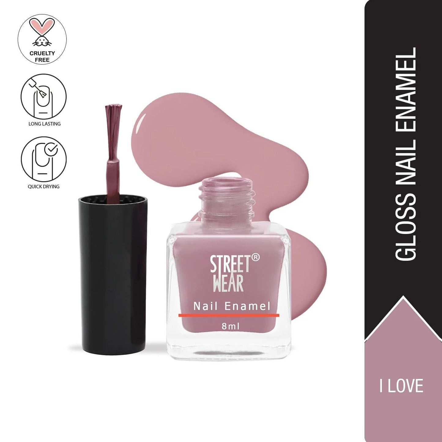 REVLON Street Wear Nail Enamel - I Love 8ml